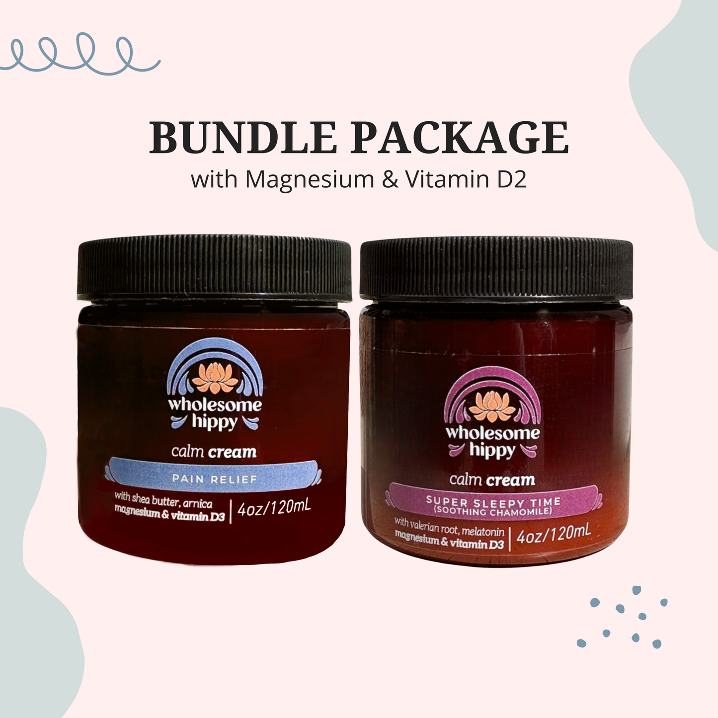 Sleepy Time and Pain Calm Cream Bundle