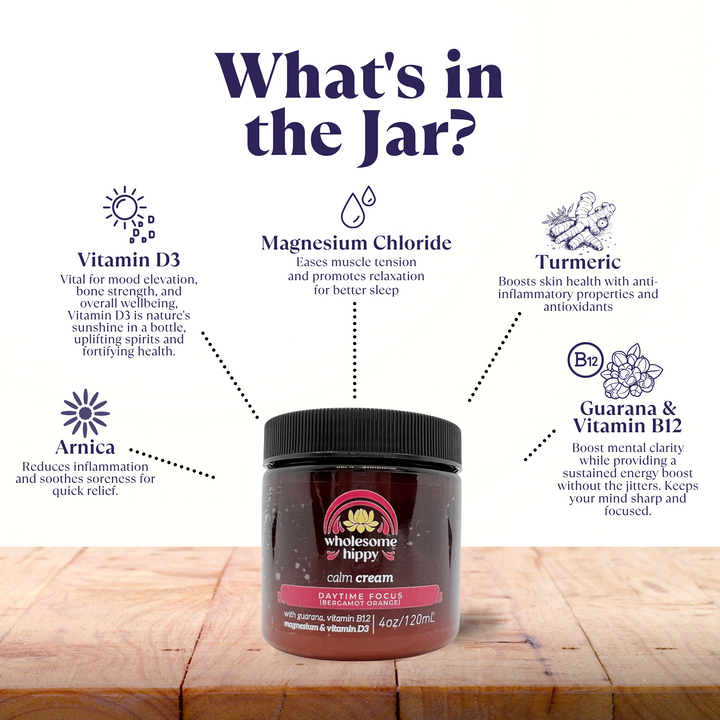 Daytime Focus Calm Cream 4oz - Bergamot Orange