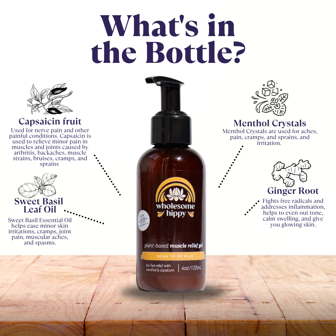 Born To Be Wild Muscle Relief Gel 4oz