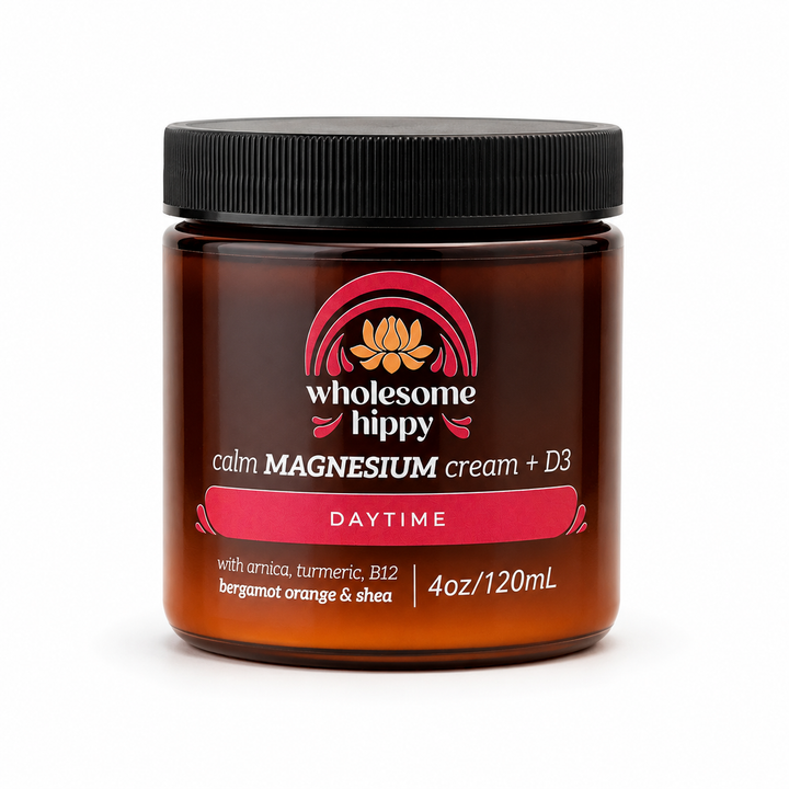 Daytime Calm Cream | Magnesium Cream + D3 | Bergamot Orange | 4oz