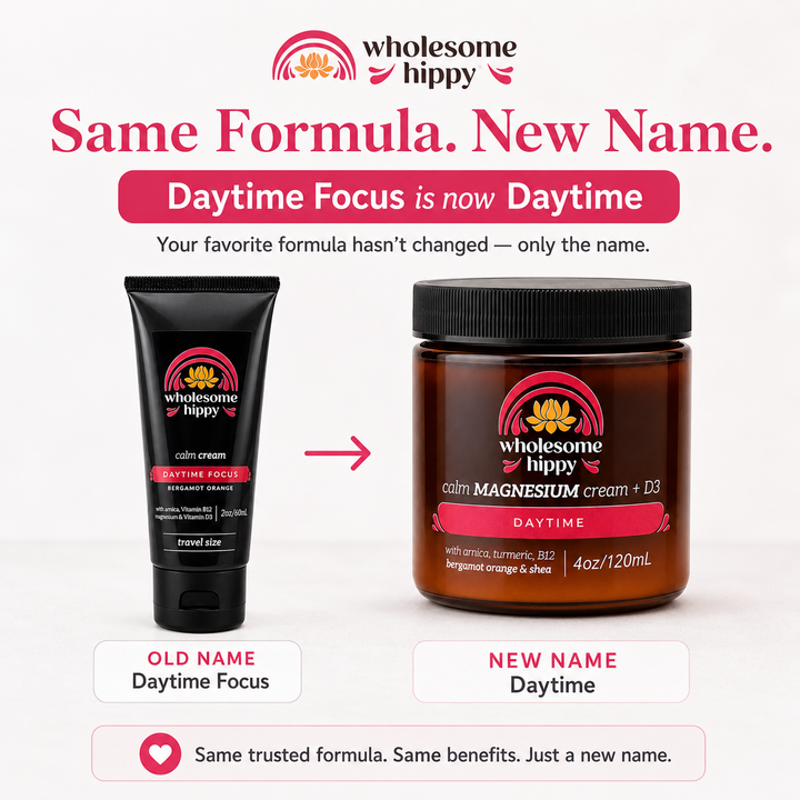 Daytime Calm Cream | Magnesium Cream + D3 | Bergamot Orange | 4oz