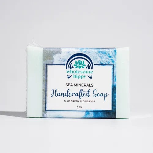 Sea Minerals Blue Green Algae Handmade Soap 6.6oz
