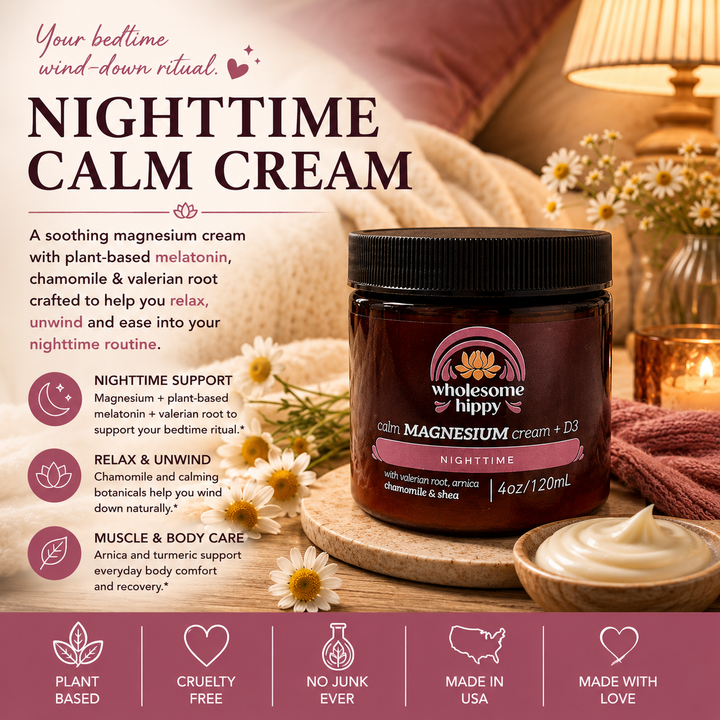 Nighttime Calm Cream | Magnesium Cream & Body Butter | 4oz