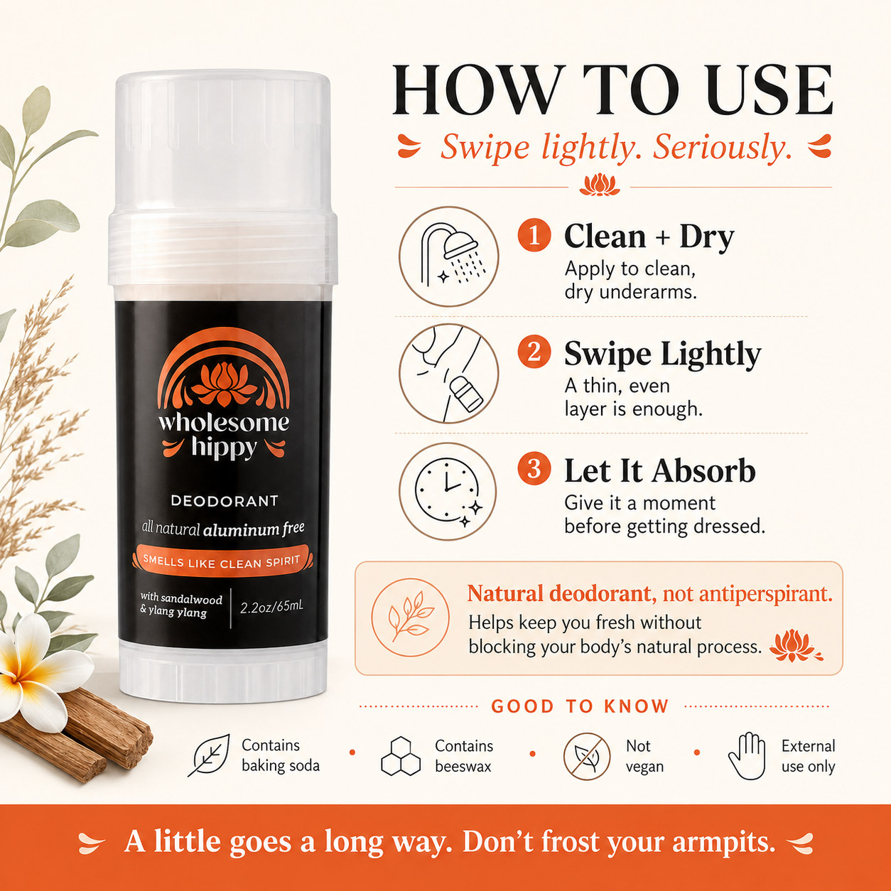 Smells like Clean Spirit Deodorant | Aluminum Free 2oz