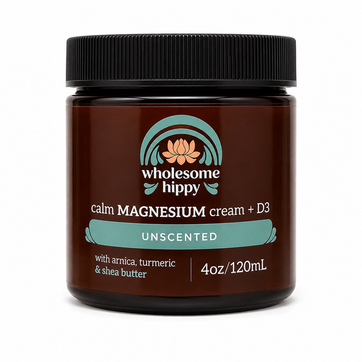 Unscented Calm Cream | Magnesium-Rich Body Butter | 4oz