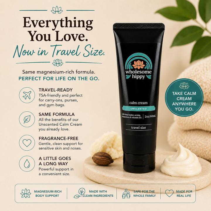 Unscented Calm Cream | Magnesium-Rich Body Butter | 2oz