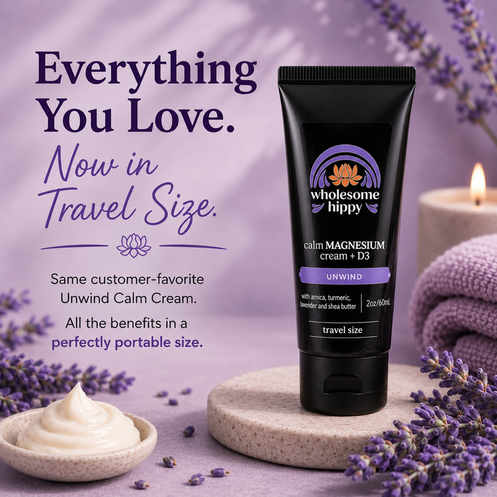Unwind Calm Cream with Magnesium & Vitamin D3 with Lavender - 2oz