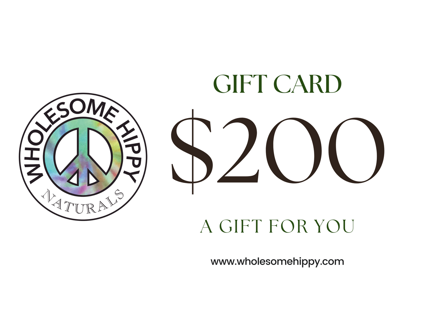 Wholesome Hippy Gift Card