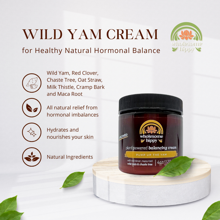 Pump Up The Yam - Wild Yam Balancing Cream | 4oz | Unscented