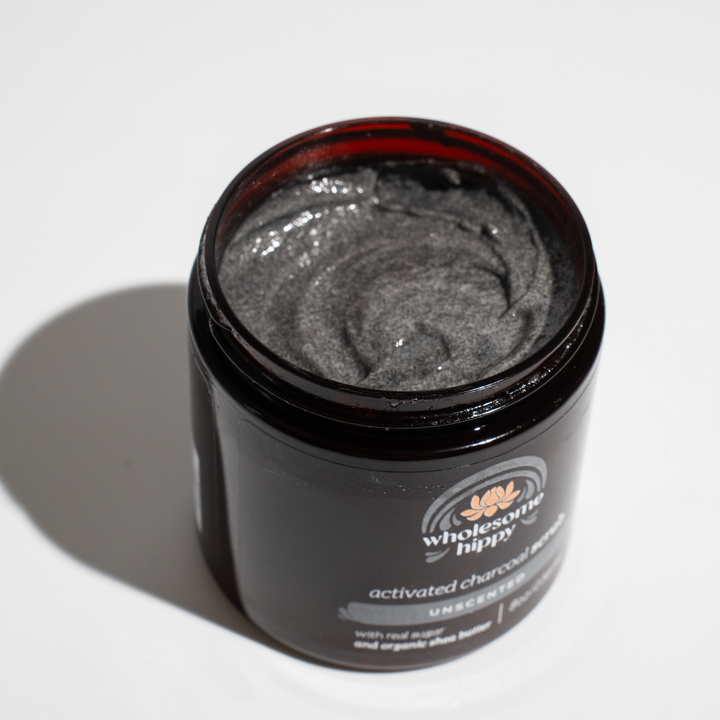 Activated Charcoal Face & Body Scrub 8oz