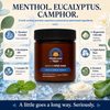 Seasonal Relief Cream | Menthol + Eucalyptus Cooling Cream | 4oz