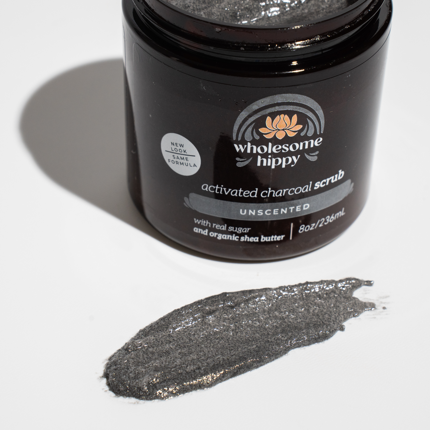 Activated Charcoal Face & Body Scrub 8oz