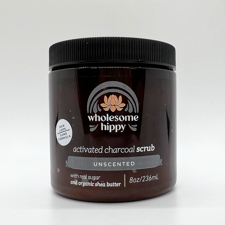Activated Charcoal Face & Body Scrub 8oz